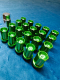 Grandma Aluminium Wheel Nuts - Green