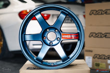 Load image into Gallery viewer, Rays TE37SL 18X9.5, +22, 5X114.3, Matte Blue Gunmetal
