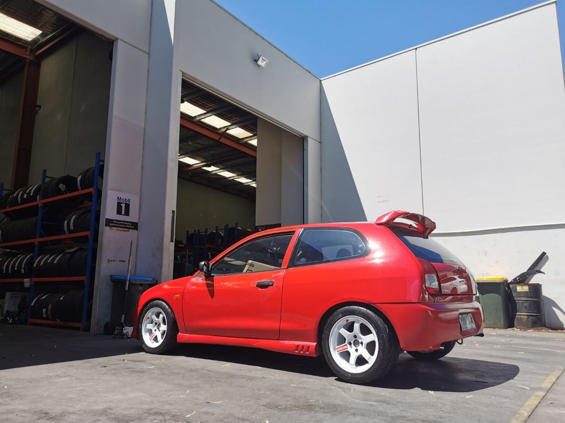 Honda Civic EG Four-Wheel Alignment After TE37SL NS-2R Fitment