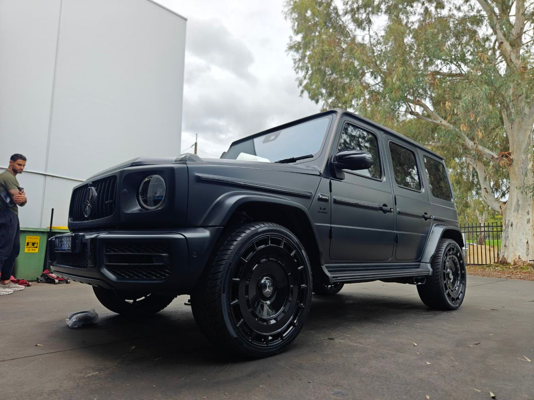 G63 Black 24 Inch Wheel Presence for Adelaide Streets
