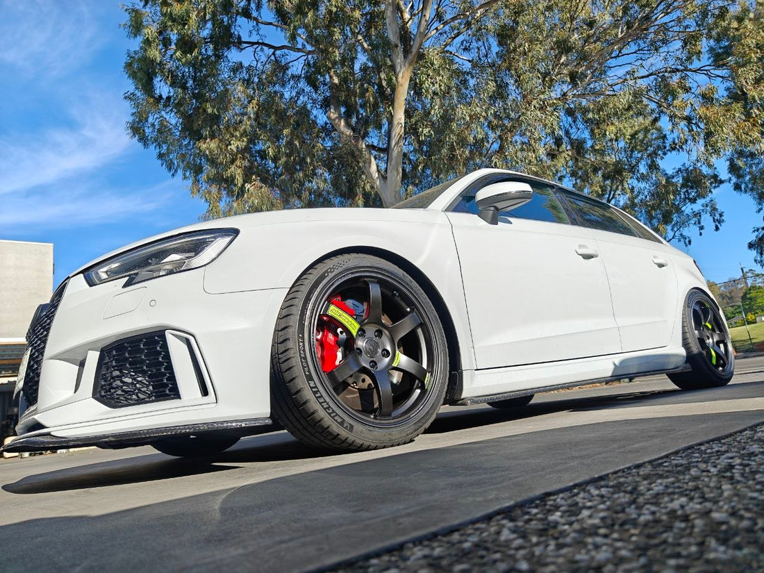 Audi RS3 RAYS TE37SAGA SL M-Spec PS5 Performance Package Adelaide