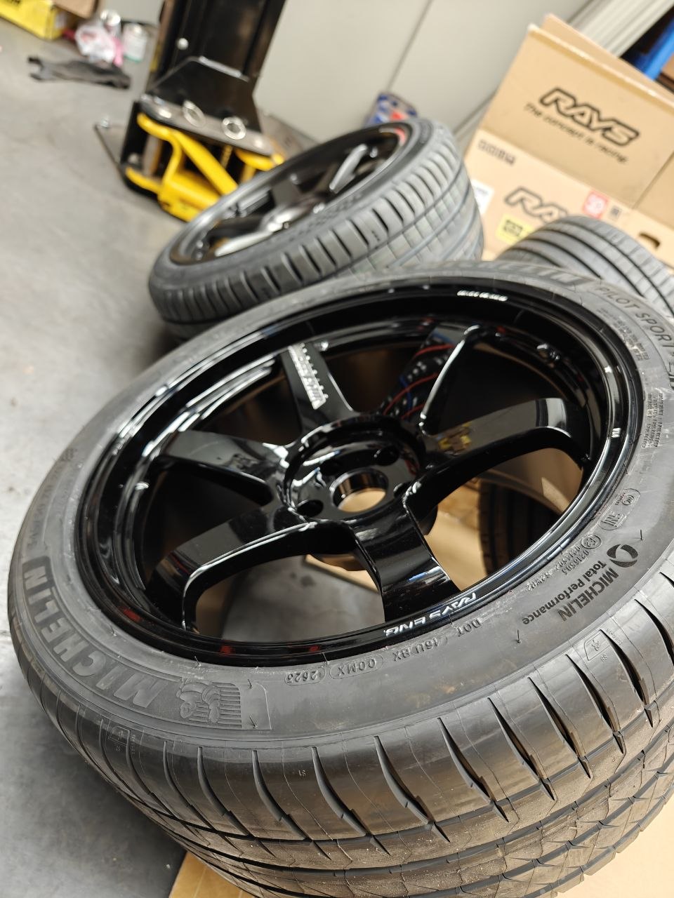 Nissan GT-R R35 Four-Wheel Alignment After TE37ULTRA and PS4S Adelaide