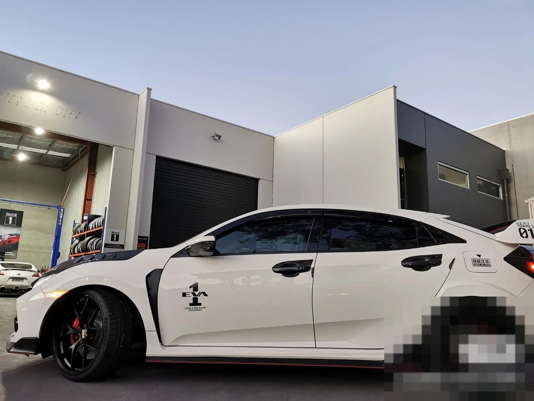 Honda FK8 Four-Wheel Alignment After BBS RI-D and PS4S Fitment