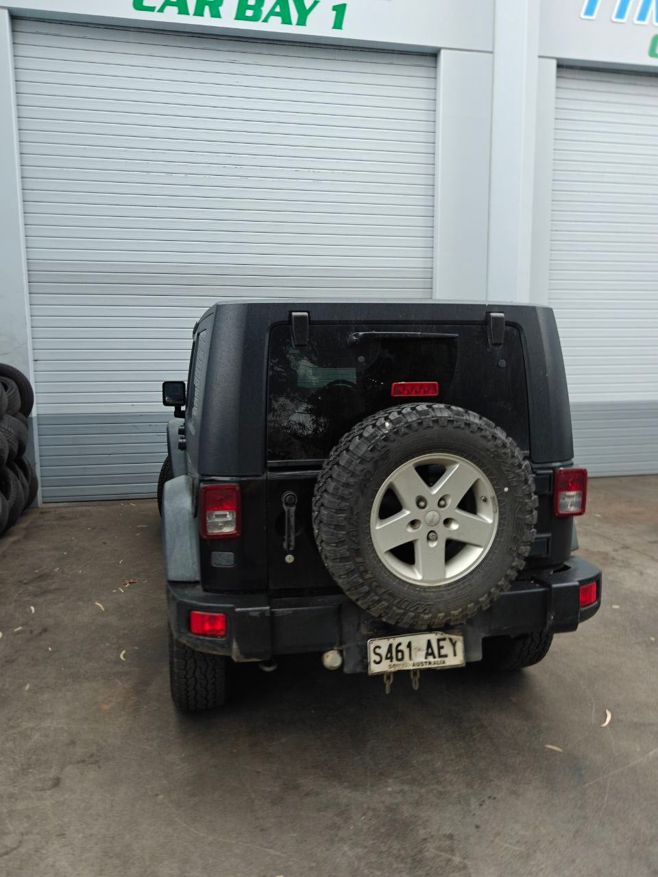 265/65R17LT Tyres Adelaide: Continental CrossContact AT2 on a Jeep Wrangler