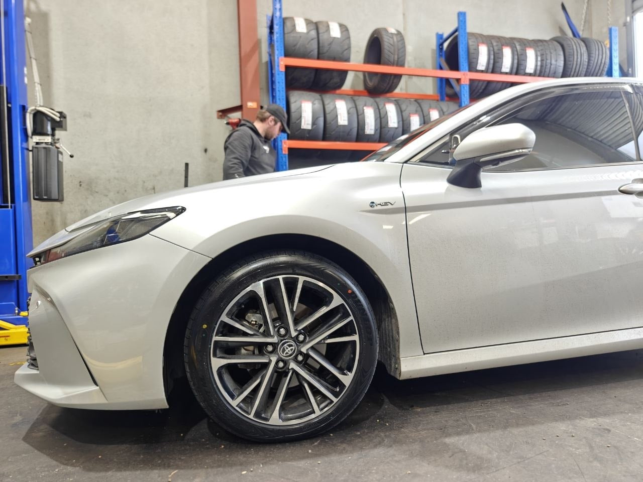 Toyota Camry Wheel Alignment After New 235/45R18 Dunlop Tyres