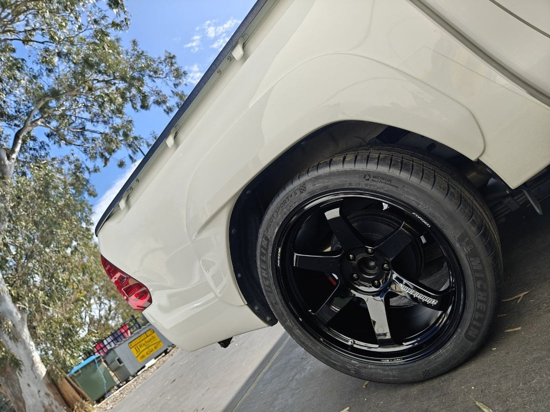 Toyota Hilux TE37ULTRA Rear Fitment with Michelin PS4S Adelaide