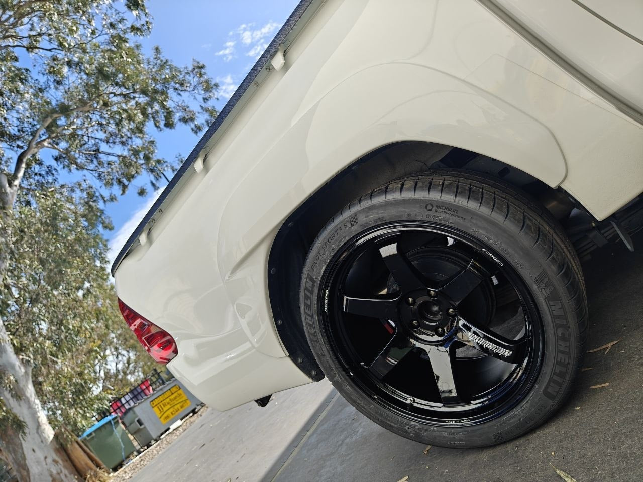 Toyota Hilux TE37ULTRA Rear Fitment with Michelin PS4S Adelaide