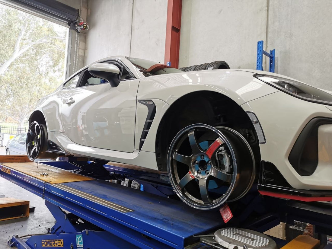 Subaru BRZ Wheel and Tyre Package Adelaide: TE37SAGA SL and Michelin PS4
