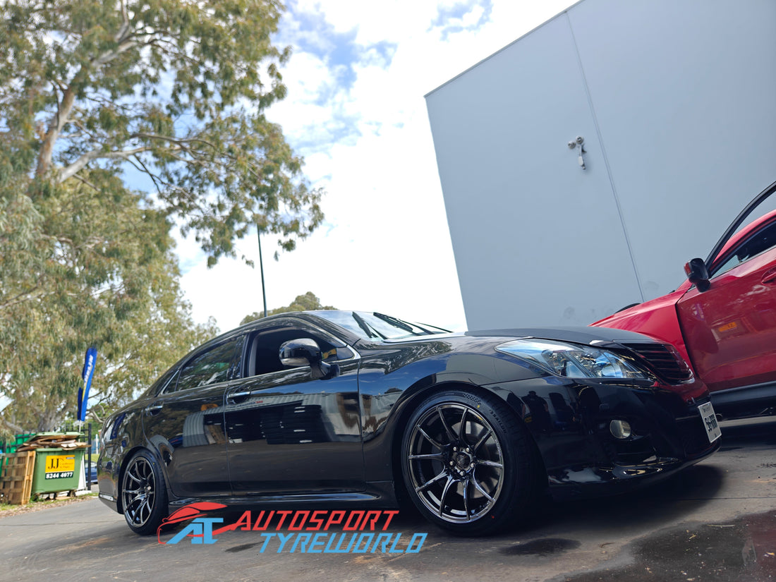 Toyota Crown with WedsSport SA-10R & Sailun ZSR2 | Autosport Tyreworld