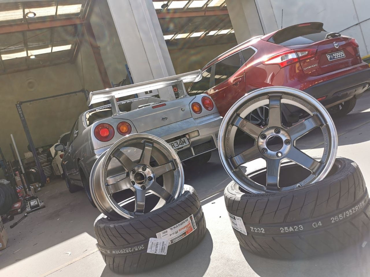 Nissan Skyline GT-R R34 TE37SL PG Workshop Fitment Adelaide