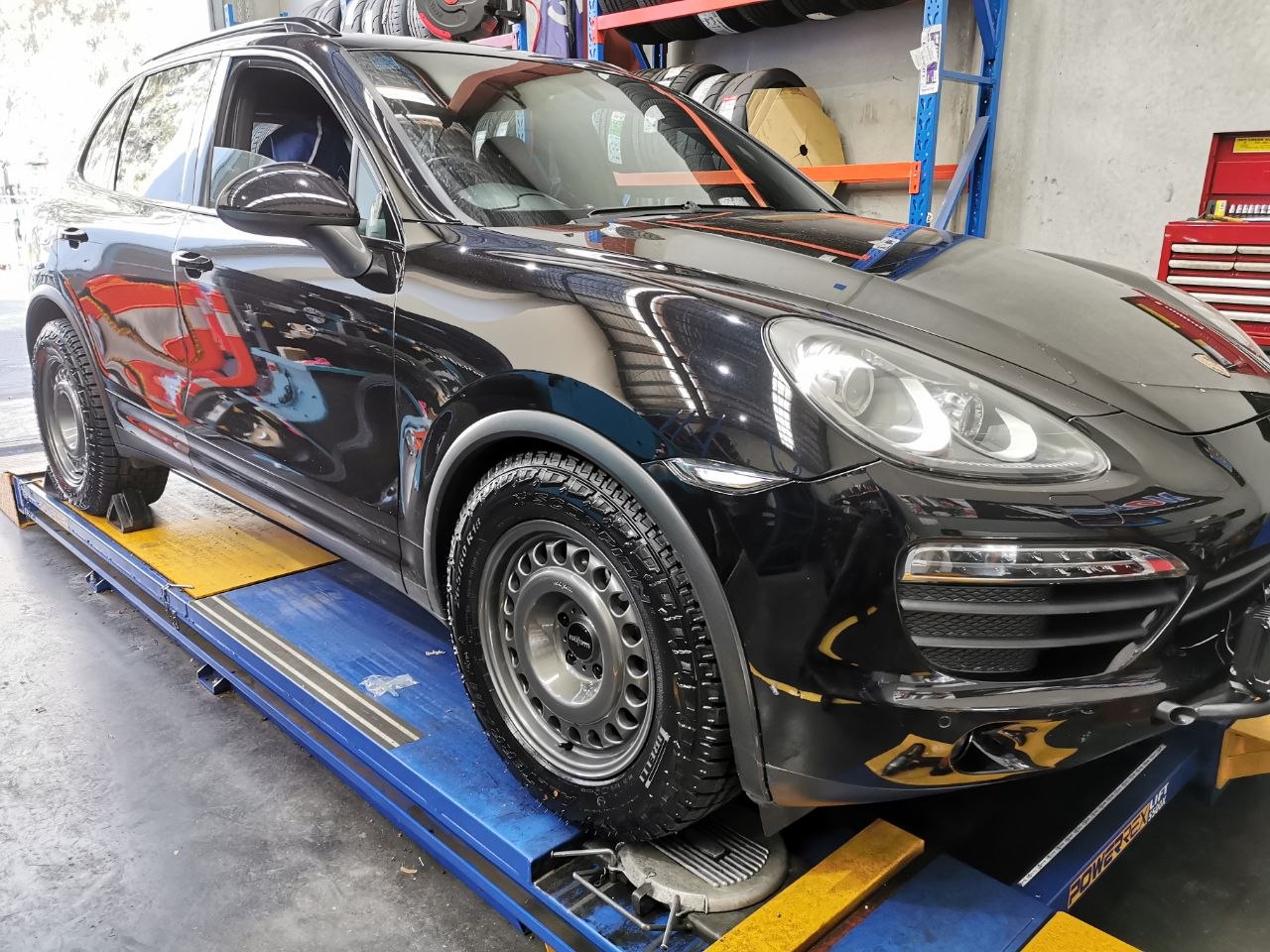 Porsche Cayenne Pirelli Scorpion AT Plus Workshop Fitment Magill