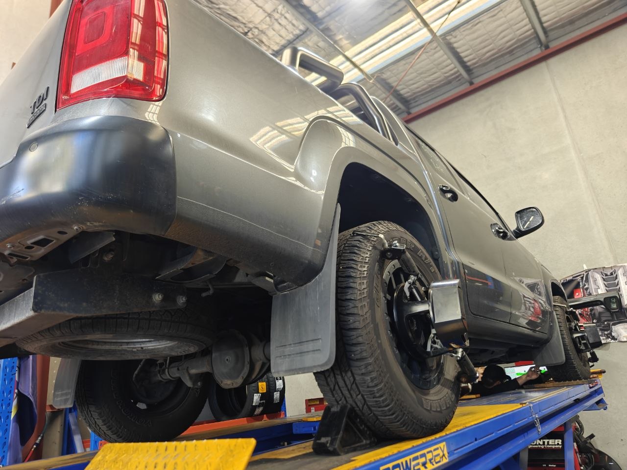 Amarok Wheel Alignment and Tyre Wear Check in Magill
