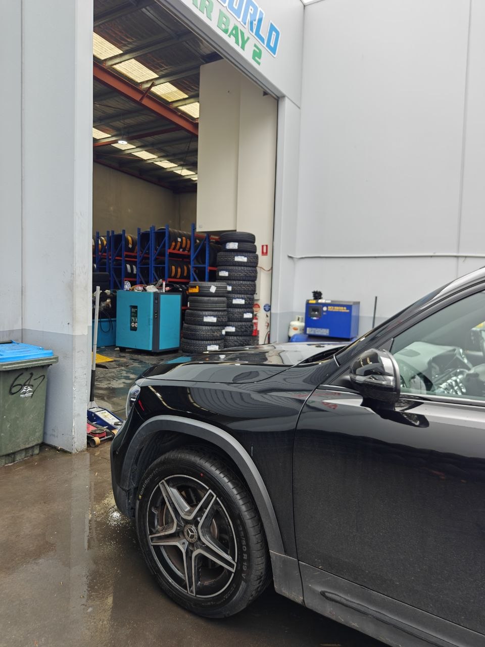 Mercedes-Benz GLA-Class Uneven Tyre Wear and Alignment Checks in Adelaide