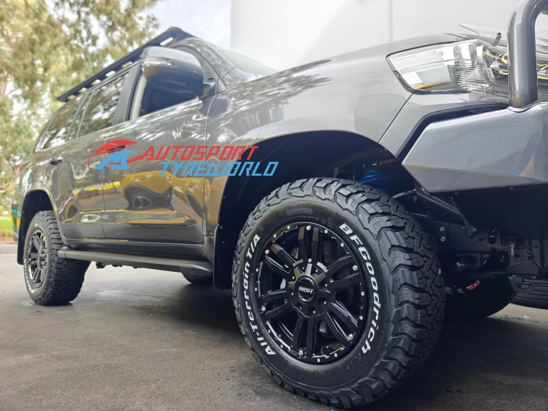 Toyota Land Cruiser 200 Wheel Upgrade Adelaide | ROH Vapour + BFGoodrich KO3