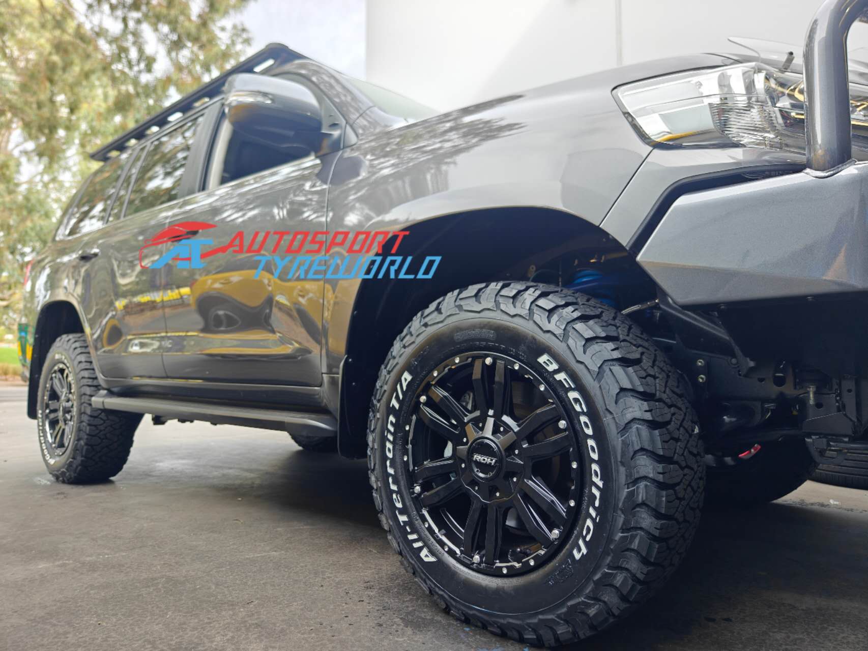 Toyota Land Cruiser 200 Wheel Upgrade Adelaide | ROH Vapour + BFGoodrich KO3
