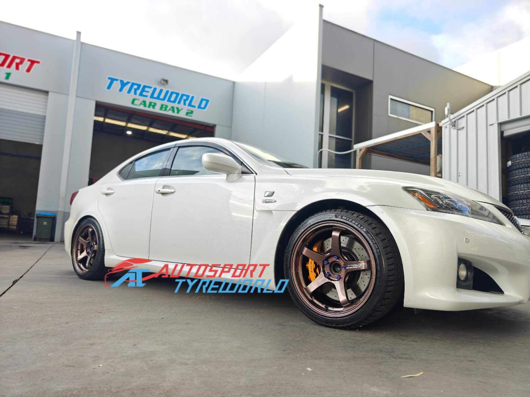 Lexus IS F Wheel, Tyre and Alignment Setup – Advan GT Beyond with Michelin PS5 Adelaide