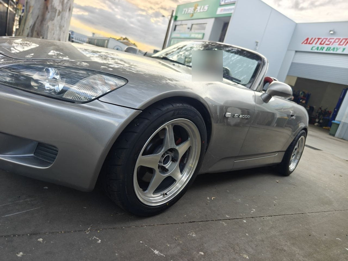 225/45R17 Front and 245/40R17 Rear AD09 Tyres on a Honda S2000