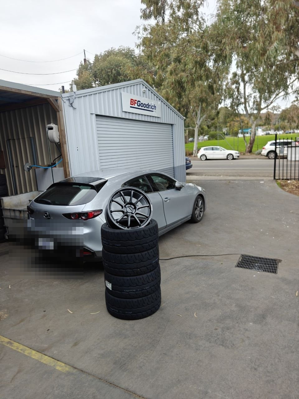 Mazda 3 Hatchback RAYS Wheels and Yokohama Tyres Adelaide
