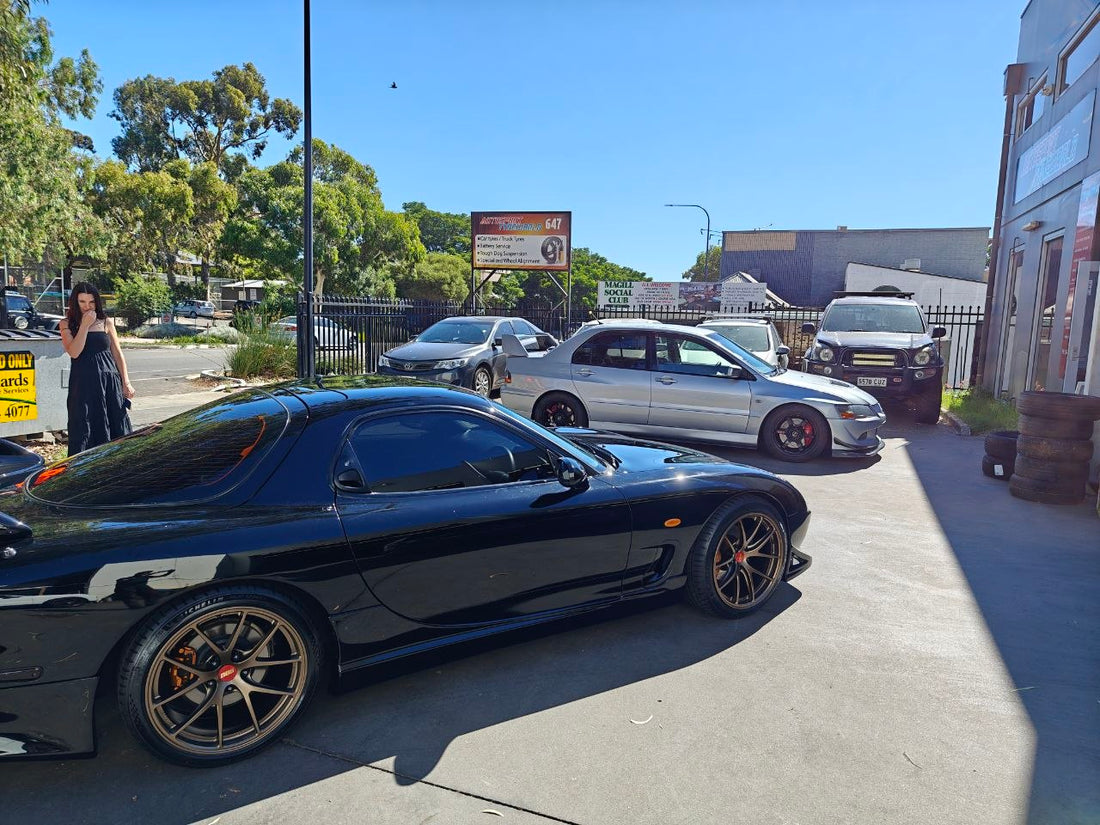 235/40R18 Tyres for Mazda RX-7 FD with BBS Wheels Adelaide