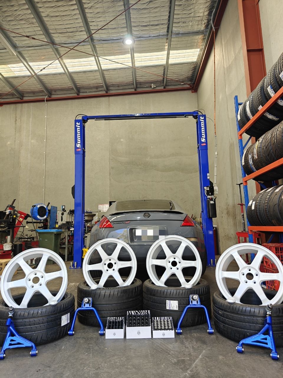 Nissan 370Z Suspension Setup Before Wide Wheels and Cup 2 Tyres