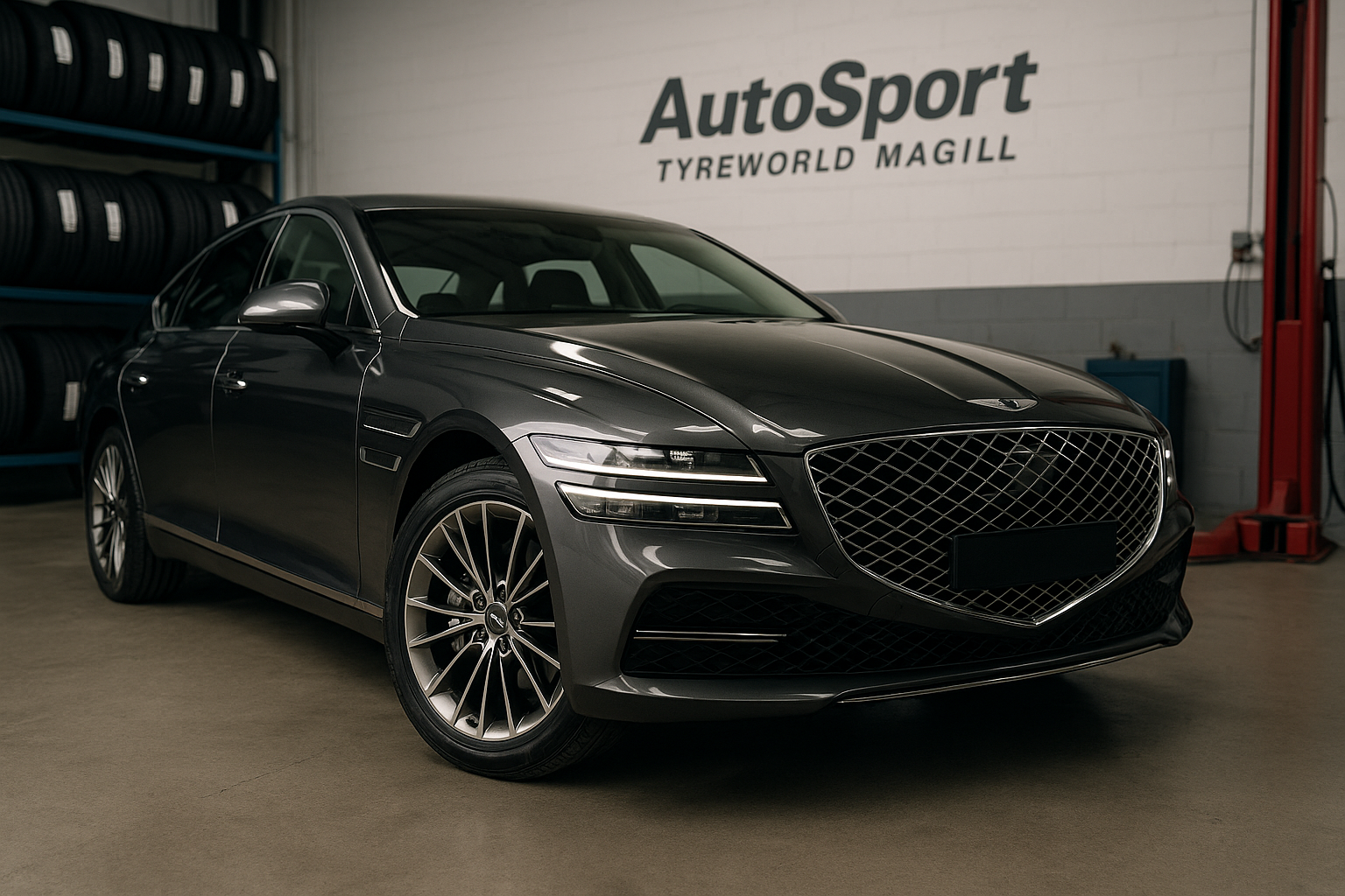Genesis G80 2020-2026 Tyre Size Guide for Adelaide Drivers