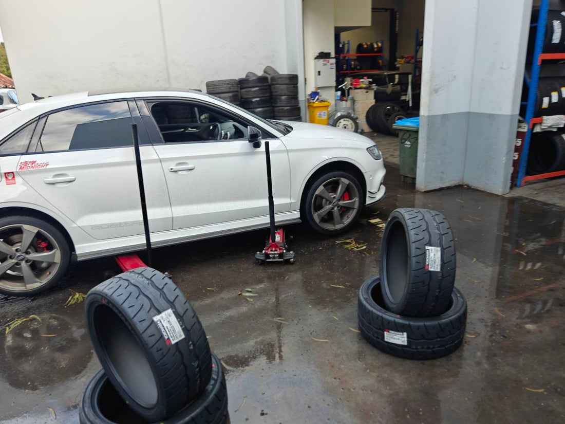 Audi S3 Four-Wheel Alignment After Yokohama AD09 Tyres
