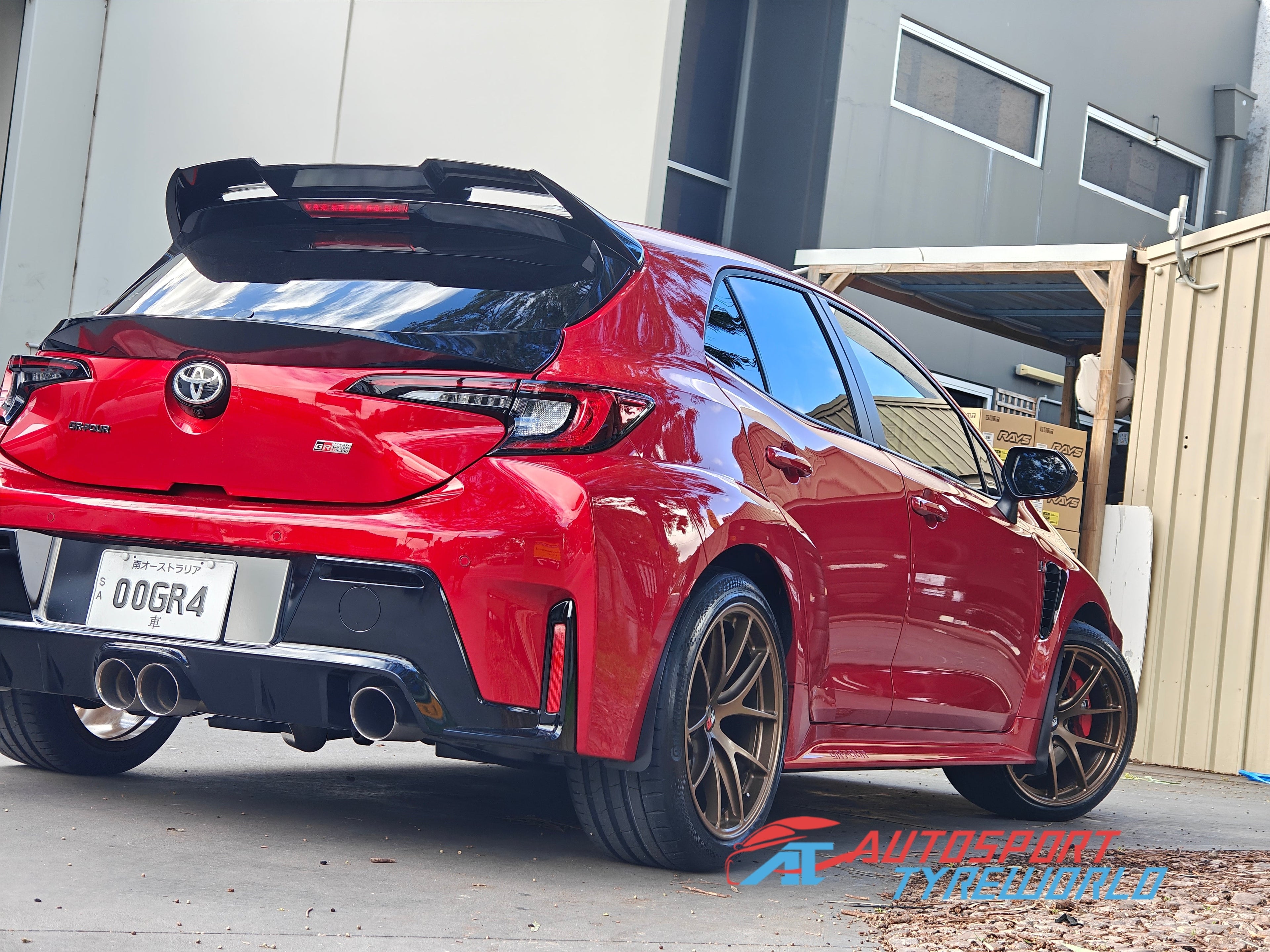 Toyota GR Corolla with BBS RIA Matt Bronze & Continental SportContact 7 Upgrade | Autosport Tyreworld
