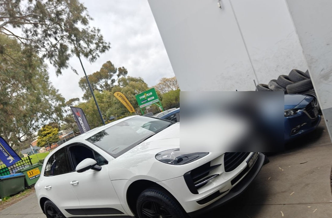 Porsche Macan Workshop Fitment at Autosport Tyre World Magill with P Zero N0
