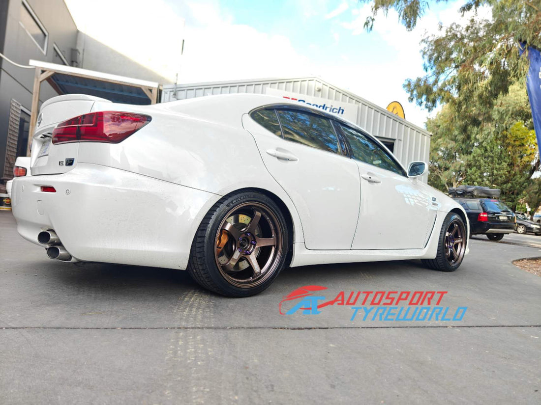 Lexus IS F Advan GT Beyond Setup – 18x9.5 +45 Wheel Fitment in Adelaide