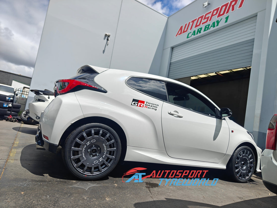 Toyota GR Yaris with OZ Racing Wheels & Yokohama A052 | Autosport Tyreworld