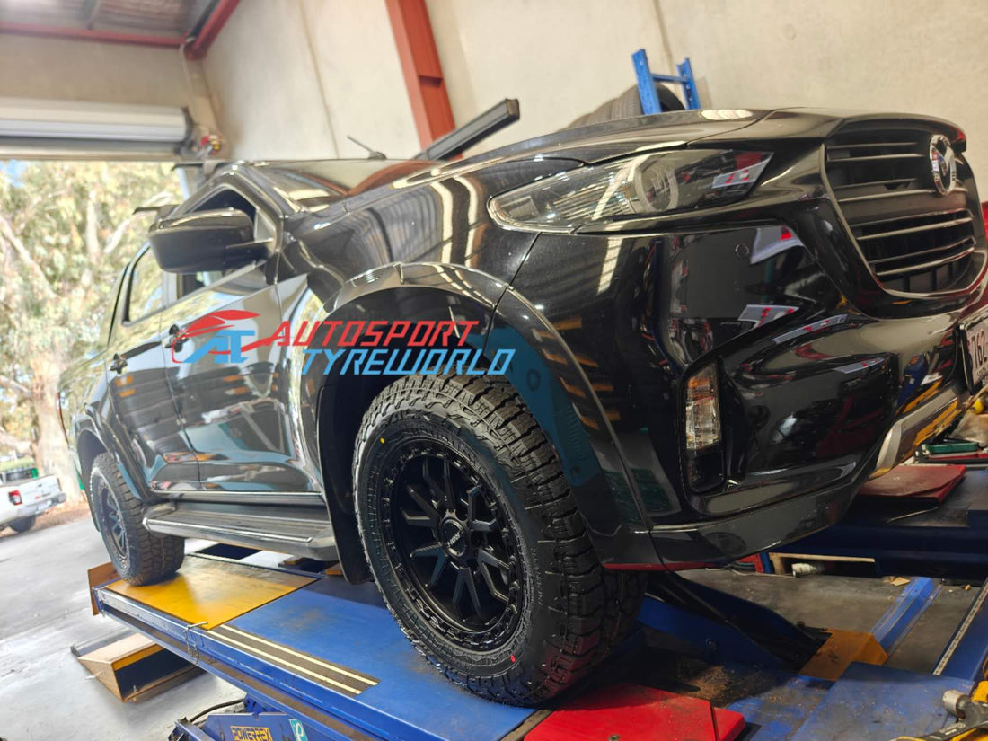Where to Upgrade Mazda BT50 Wheels and All Terrain Tyres in Adelaide with Alignment