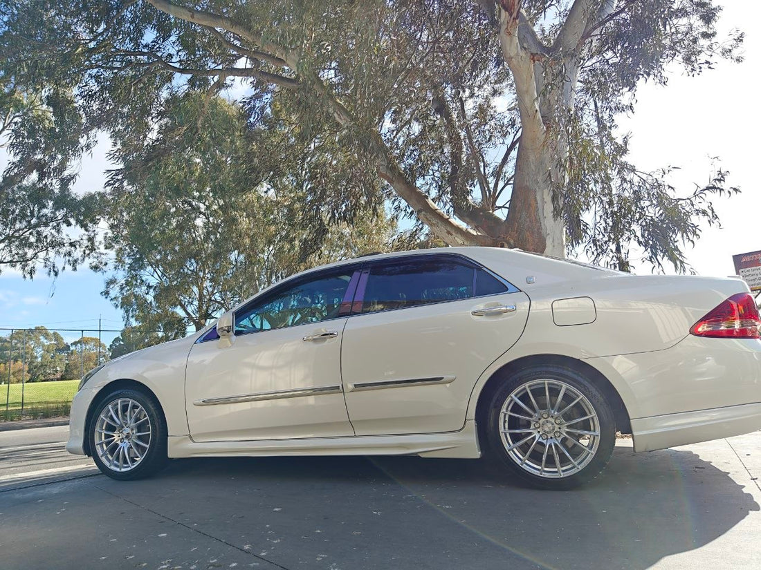 Toyota Crown Athlete Staggered Wheel Fitment 18x8.5 and 18x9.5 Adelaide