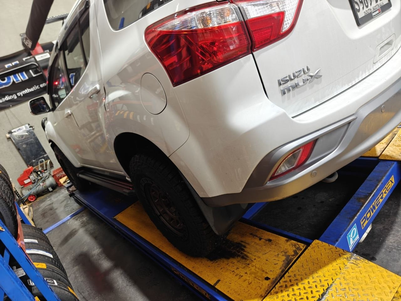 Isuzu MU-X Four-Wheel Alignment After Falken AT4W and ROH Assault Upgrade