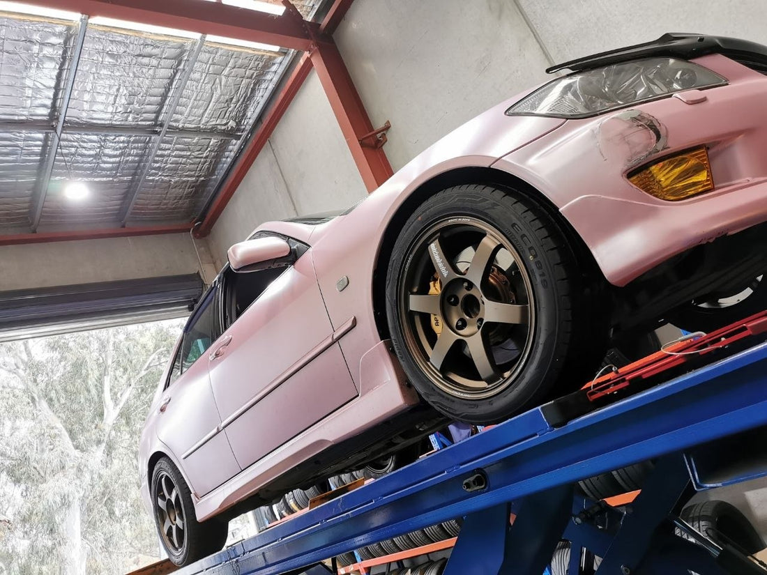 235/45R17 Rapid Tyres on Lexus IS200 with TE37SAGA Wheels