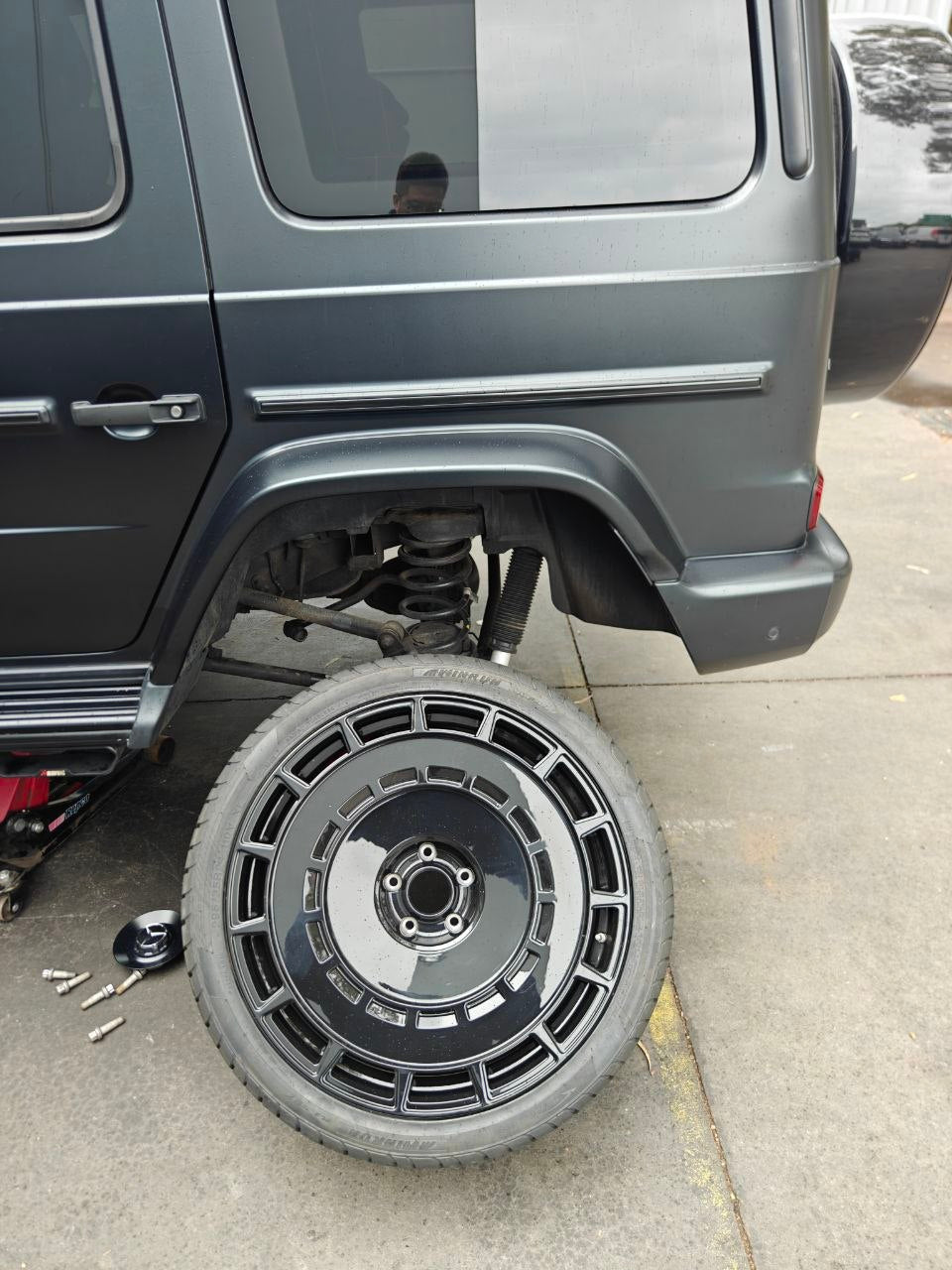 G63 24 Inch Wheel Test Fit and Clearance Process Adelaide