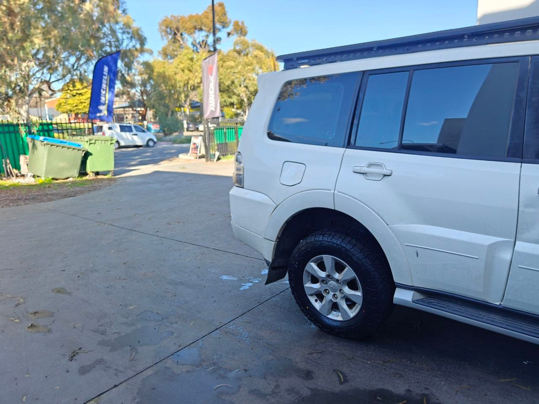 Mitsubishi Pajero Four-Wheel Alignment After Falken AT4W Tyres Adelaide