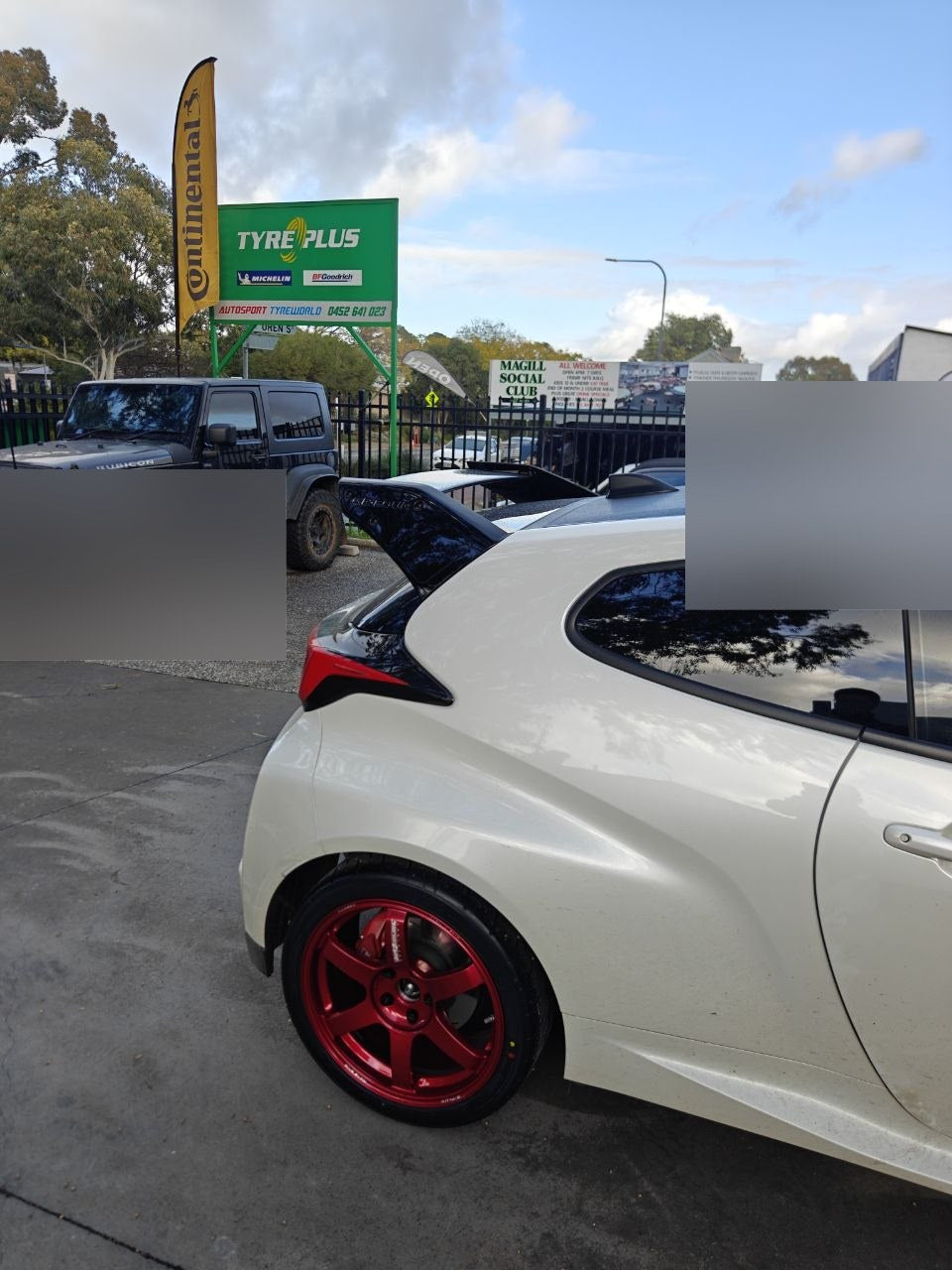GR Yaris Wheel Alignment Magill After 255/35R18 AD09 Fitment