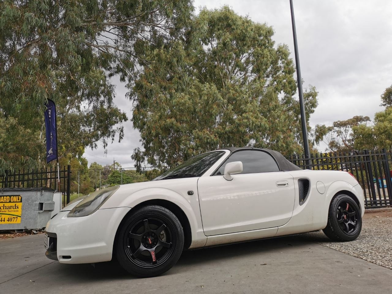 Toyota MR2 Roadster RAYS 57DR Hankook RS4 Final Fitment