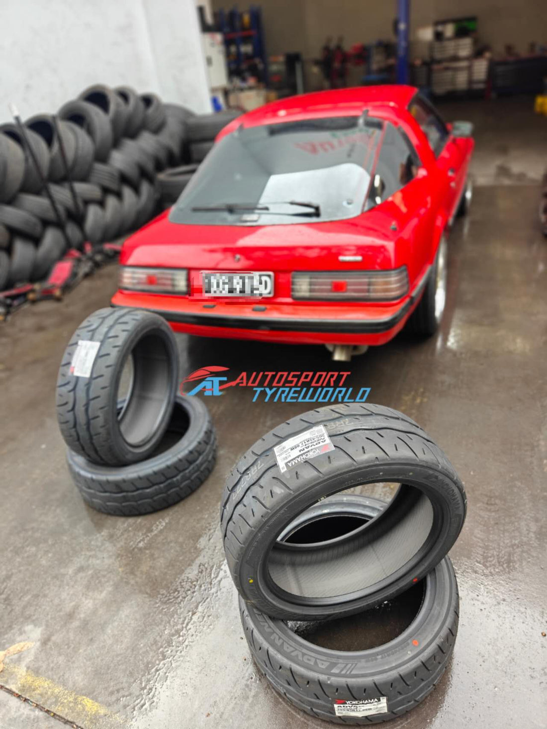 Mazda RX-7 SA22C Tyres and Alignment Service in Adelaide – AD09 Setup Explained