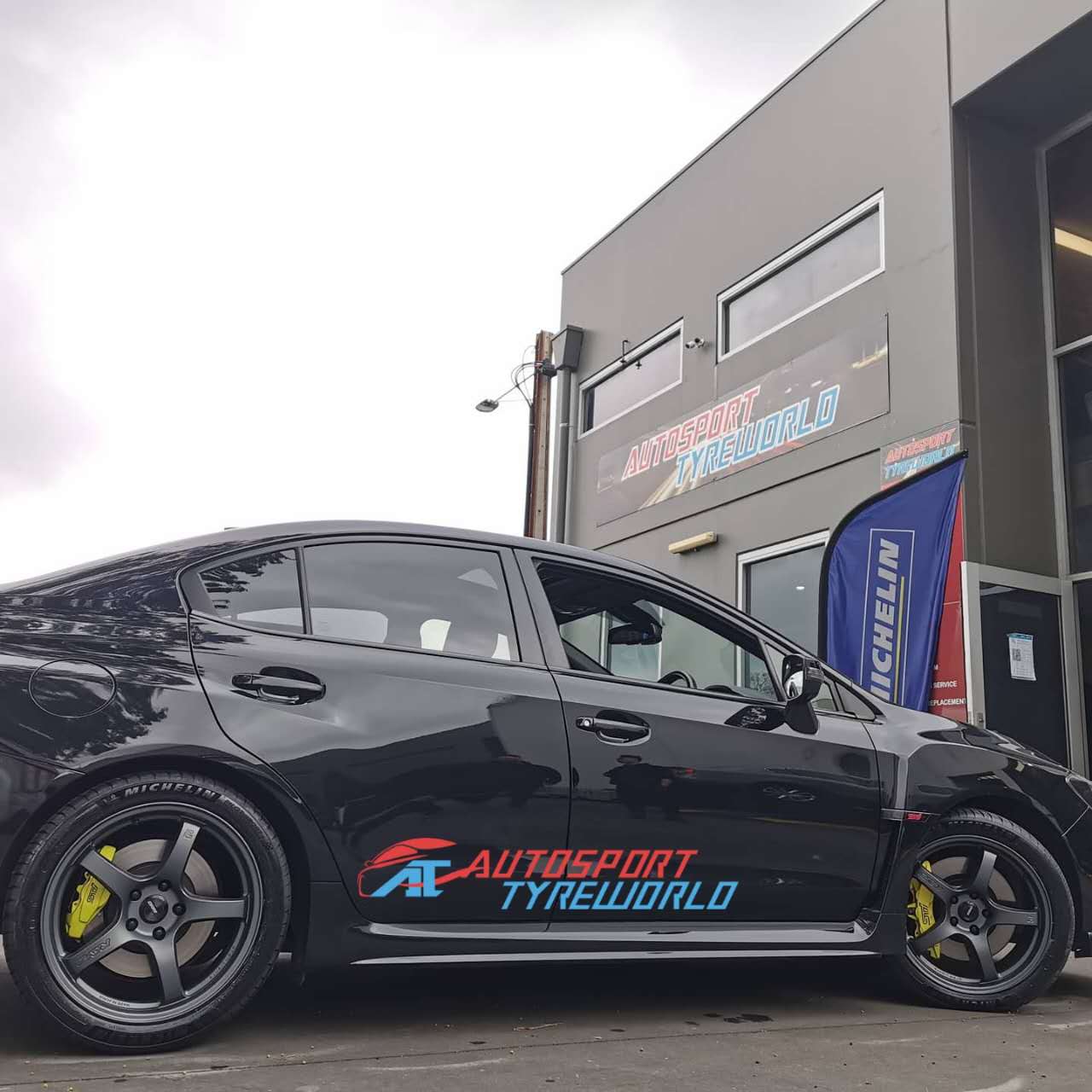 Subaru STI Wheel Setup Adelaide – Clean 18x9.5 +38 Rays 57CR Fitment Guide