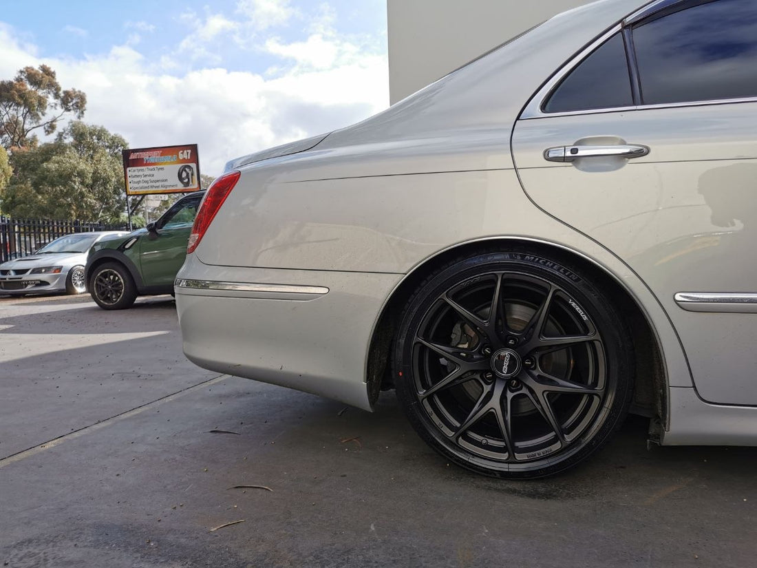 Toyota Crown Majesta RAYS VV21S Michelin PS5 Fitment Adelaide