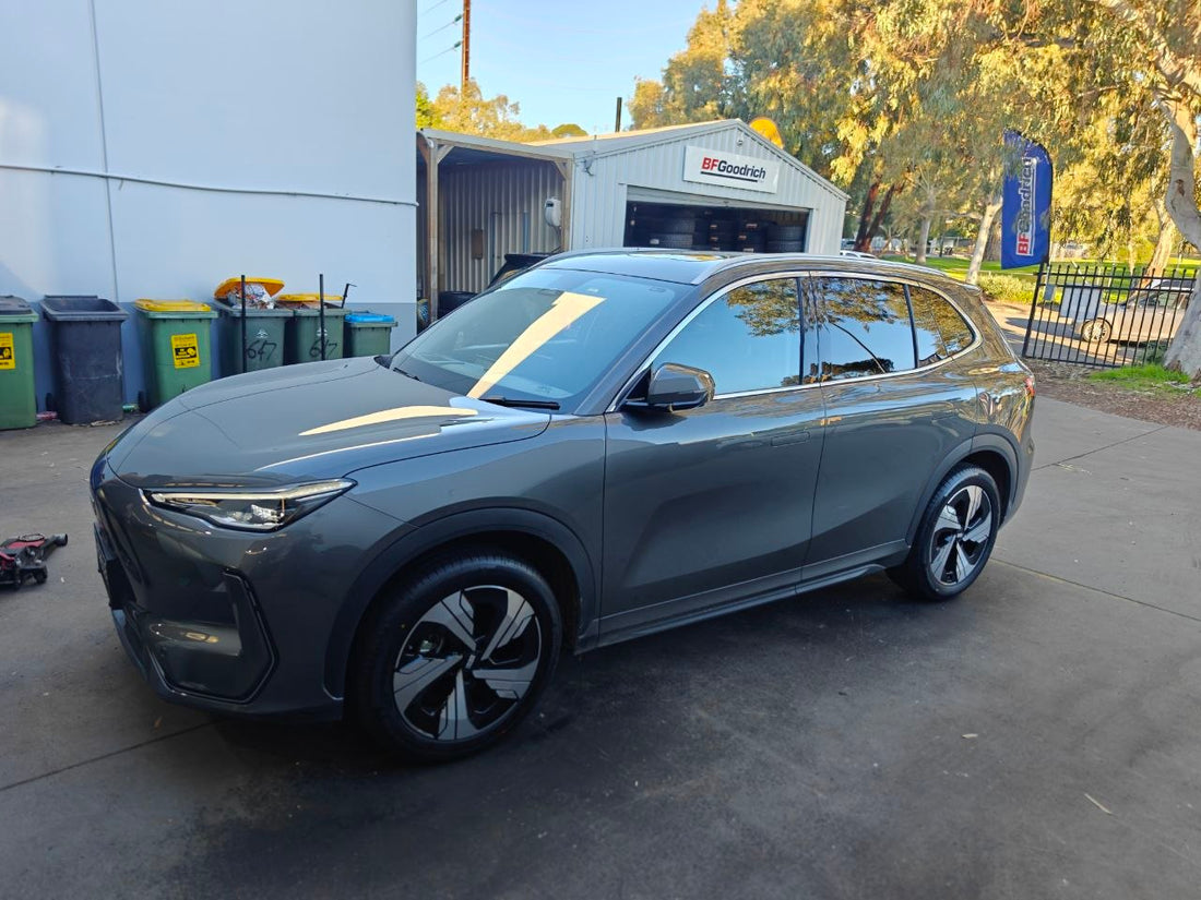 Geely EV5 Four-Wheel Alignment After Continental Tyres Adelaide