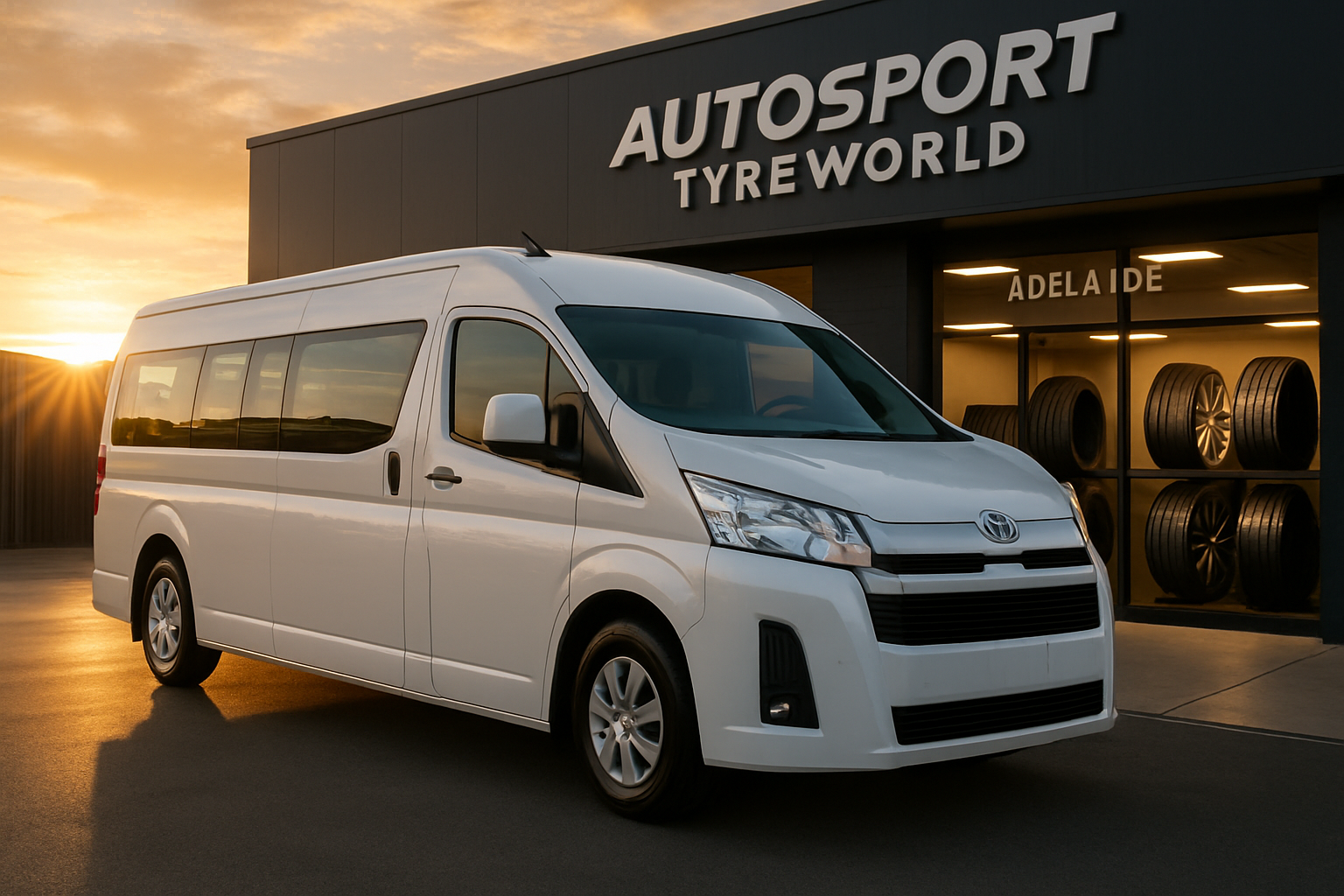 Toyota HiAce Commuter H300 2019-2026 Tyre Size Guide for Adelaide Operators