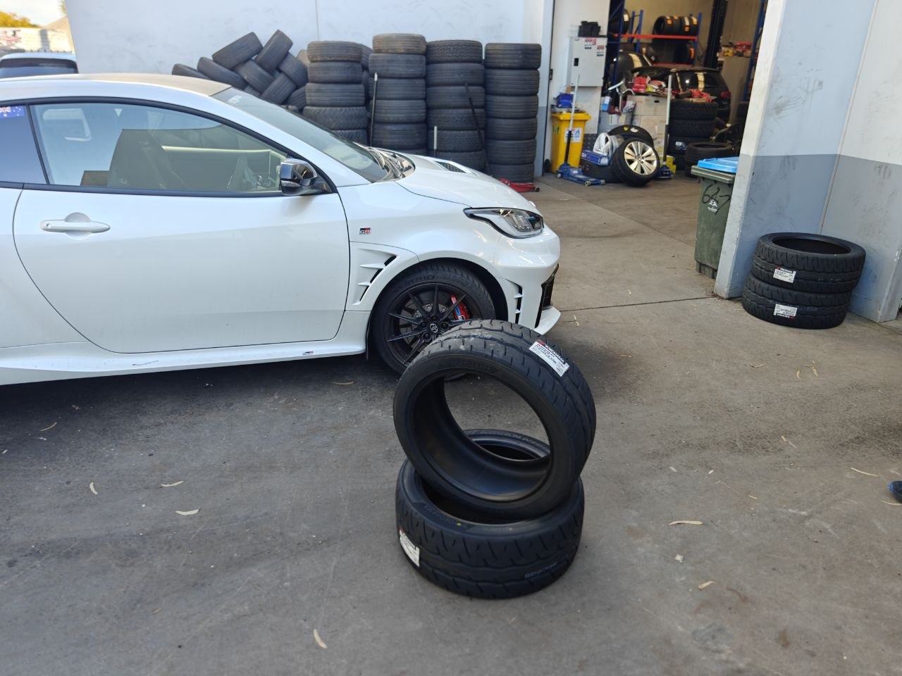 Toyota GR Yaris Four-Wheel Alignment After AD09 Tyres