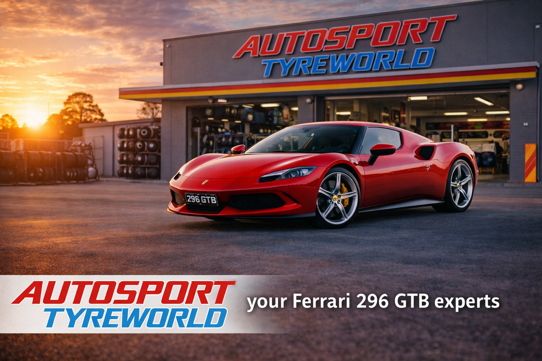 Ferrari 296 GTB Tyre Size Guide | Wheel Specs, Centre Lock Torque & Best Performance Tyres Adelaide