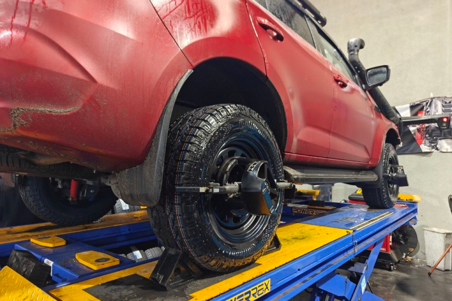 Isuzu MU-X Dynamic Steelies and Continental A/T2 Upgrade in Adelaide