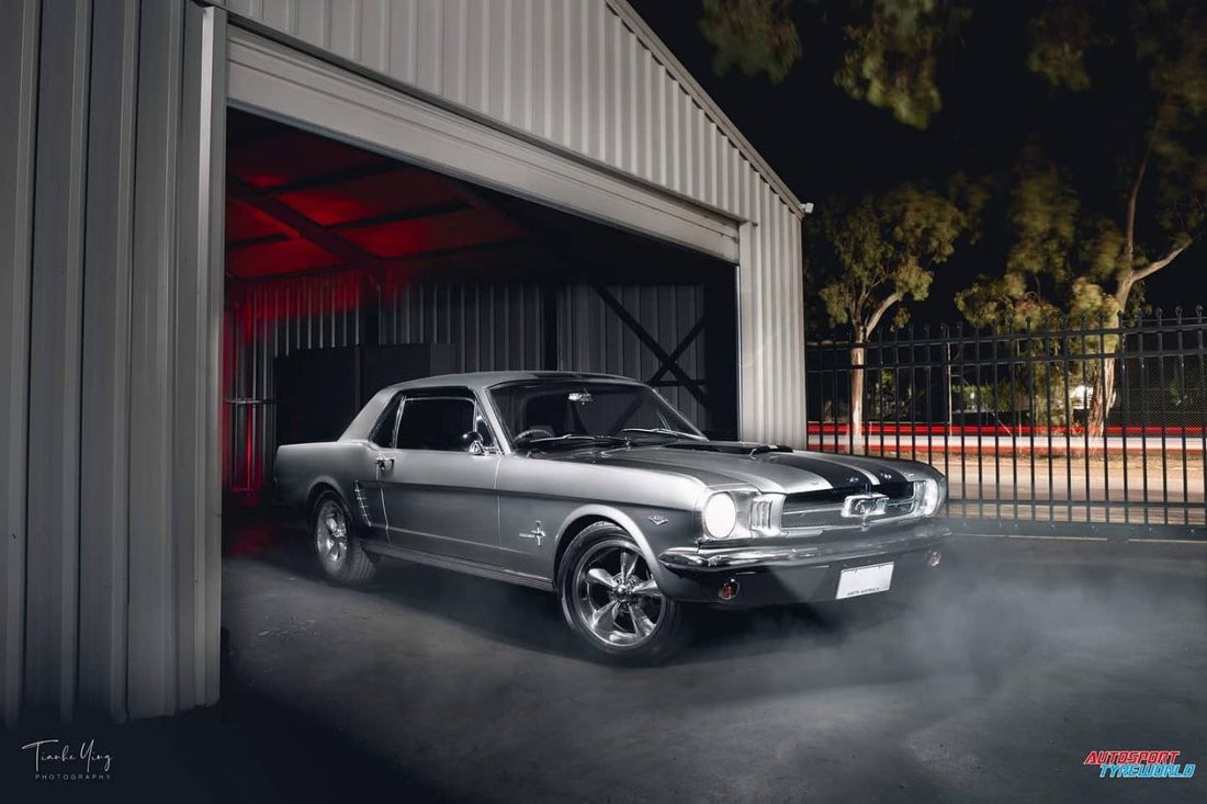 Classic Mustang Four-Wheel Alignment After Falken Tyres Adelaide
