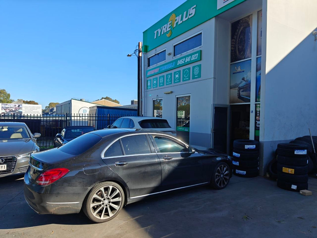 Mercedes C-Class C250 Continental SC5 SSR Runflat Tyres and Alignment in Adelaide