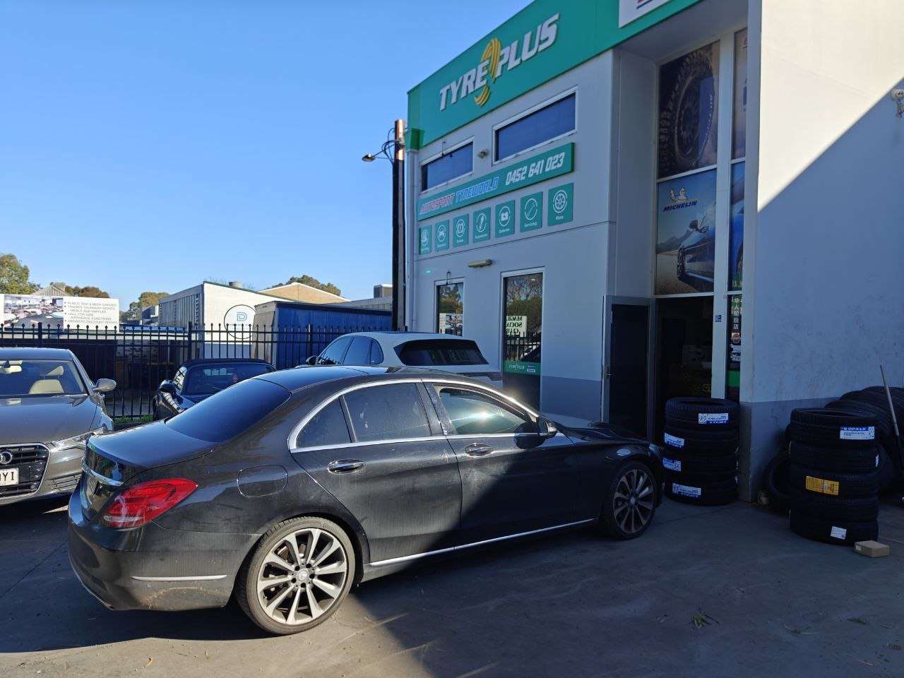 Mercedes C-Class C250 Continental SC5 SSR Runflat Tyres and Alignment in Adelaide