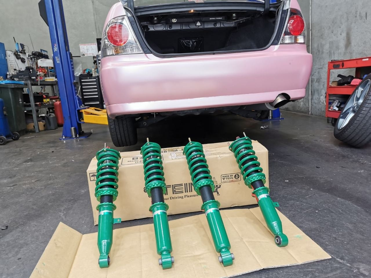 Lexus IS200 TEIN Flex Z Coilover Kit Install Adelaide